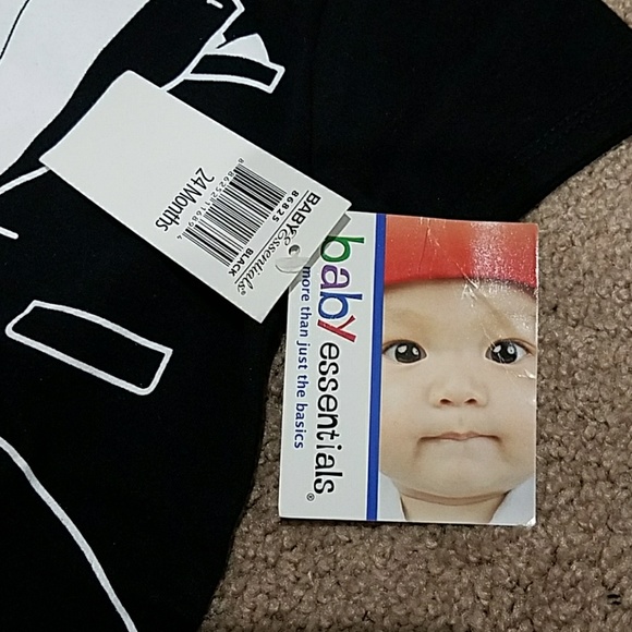 Nwt Baby Essentials Tuxedo Onesie - Picture 5 of 5